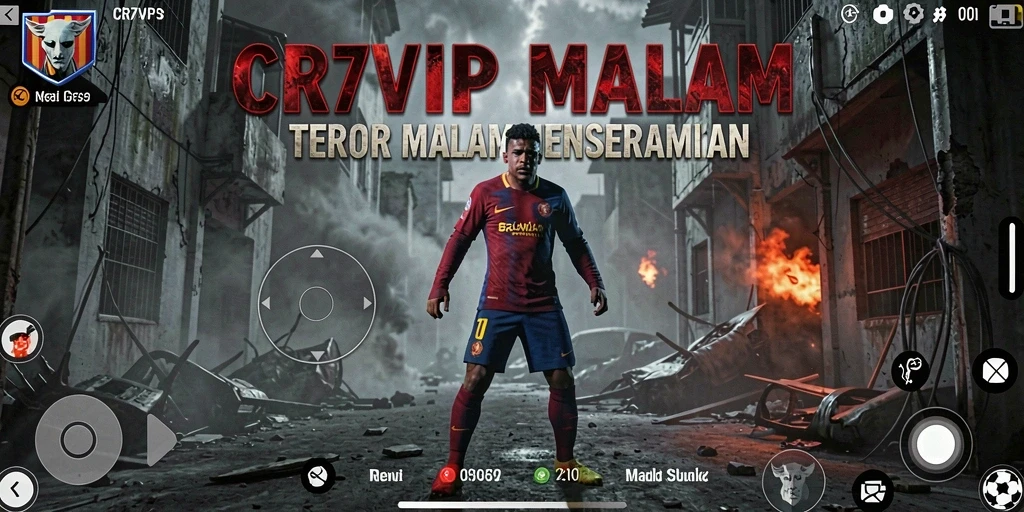 Tangkapan layar menampilkan gameplay penuh ketegangan di CR7VIP.