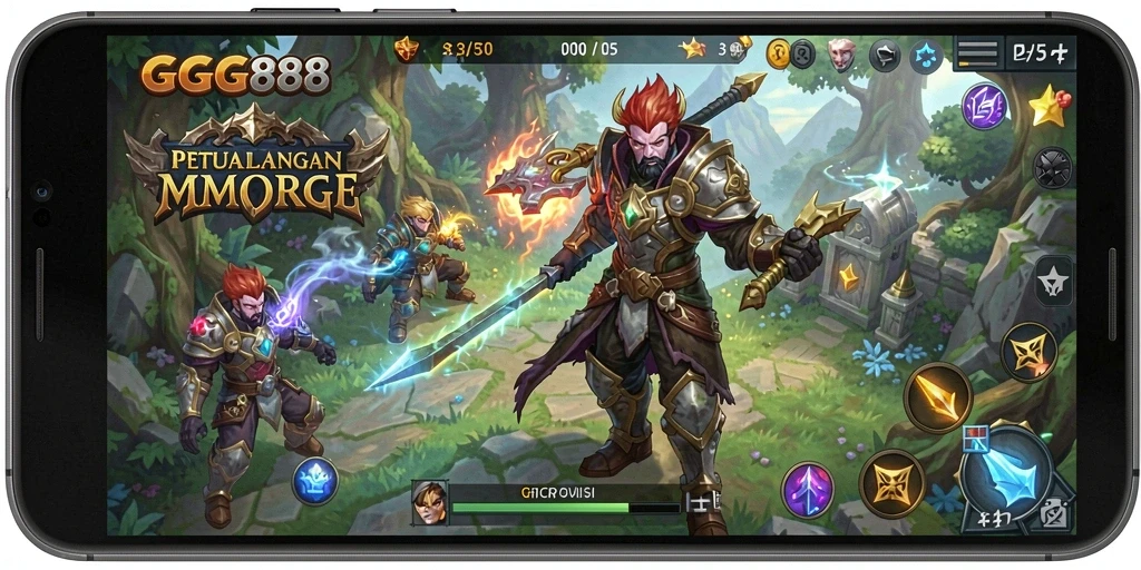 Gameplay mendebarkan di dunia fantastis GGG888.