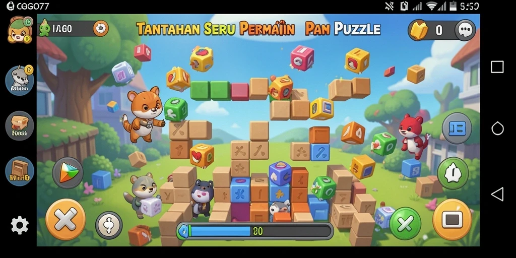 Tampilan gameplay GOGO77 yang menantang dan penuh warna.