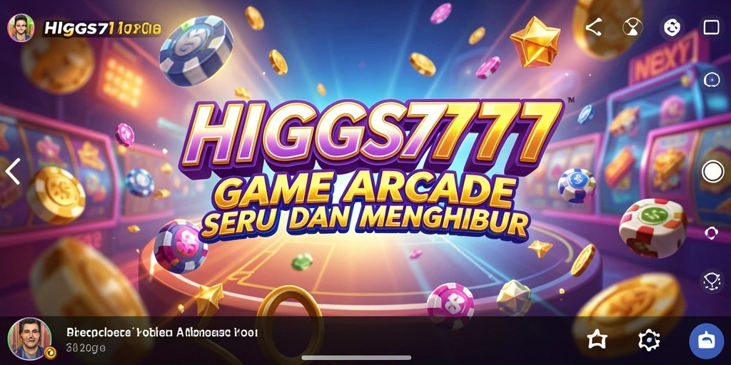 Screenshot gameplay HIGGS777 yang menampilkan aksi arcade yang seru.
