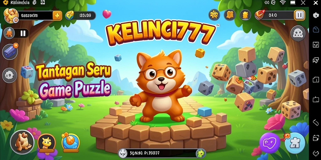 Tampilan gameplay KELINCI777 dengan berbagai puzzle menantang.