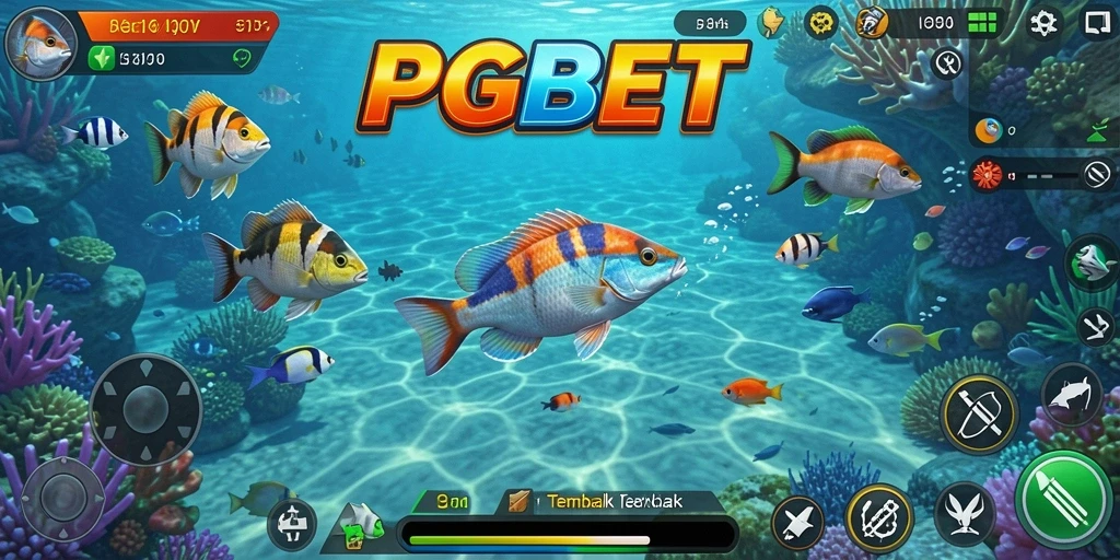 Screenshot PGBET menampilkan gameplay Tembak Ikan yang seru.