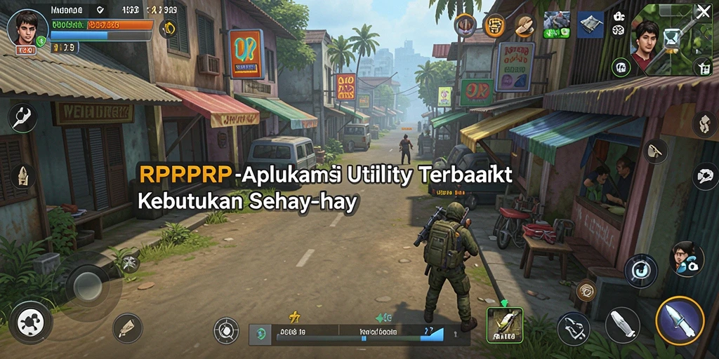 Tampilan antarmuka RPRPRP yang sederhana dan fungsional.