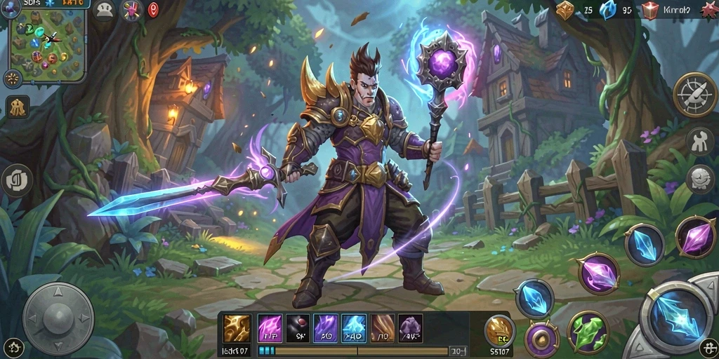 Tampilan gameplay RPG yang mendebarkan di SD107.