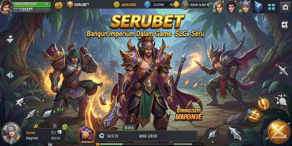 Tampilan menarik dan strategi mendalam dalam gameplay SERUBET.