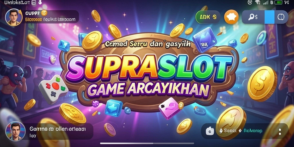 Tampilan gameplay seru dari SUPRASLOT dengan berbagai level menantang.