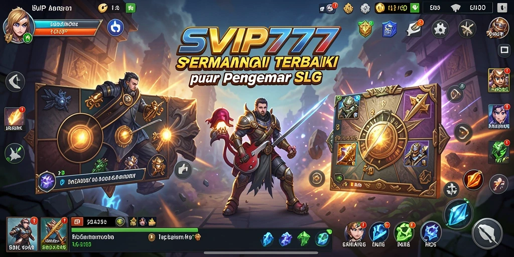 Tampilan menarik dari gameplay SLG di SVIP777.