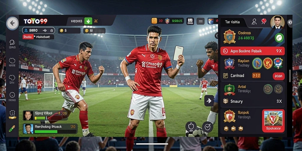 Tampilan menarik dari gameplay taruhan olahraga di TOTO99.