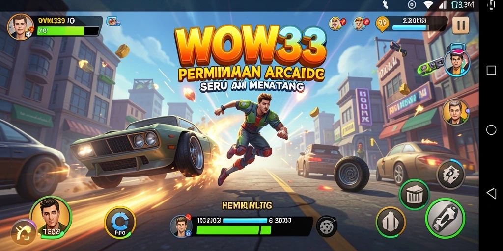 Tampilan gameplay WOW33 yang seru dan adiktif.